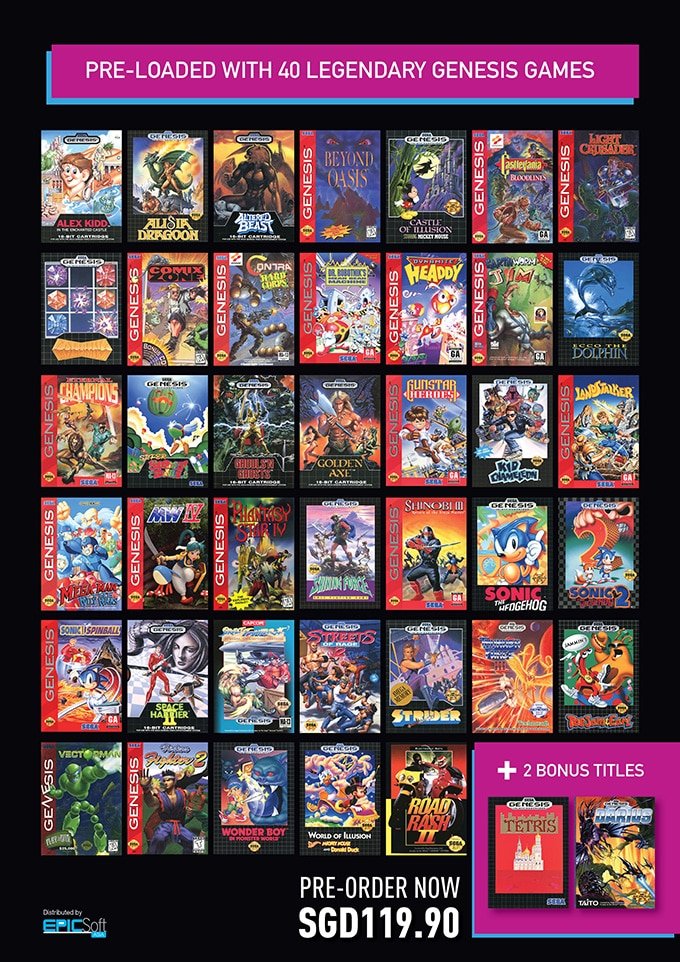 SEGA Genesis Mini Games