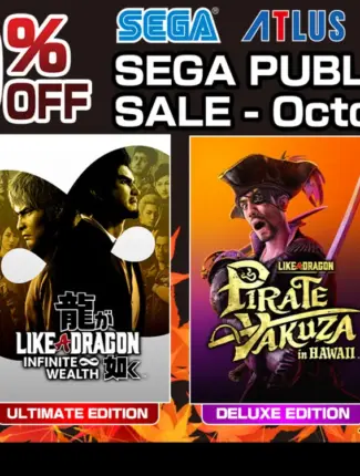 Enjoy Up to 60% Discount on Selected Titles During the SEGA Publisher Sale – October 2025! Enjoy Up to 60% Discount on Selected Titles During the SEGA Publisher Sale – October 2025! 36