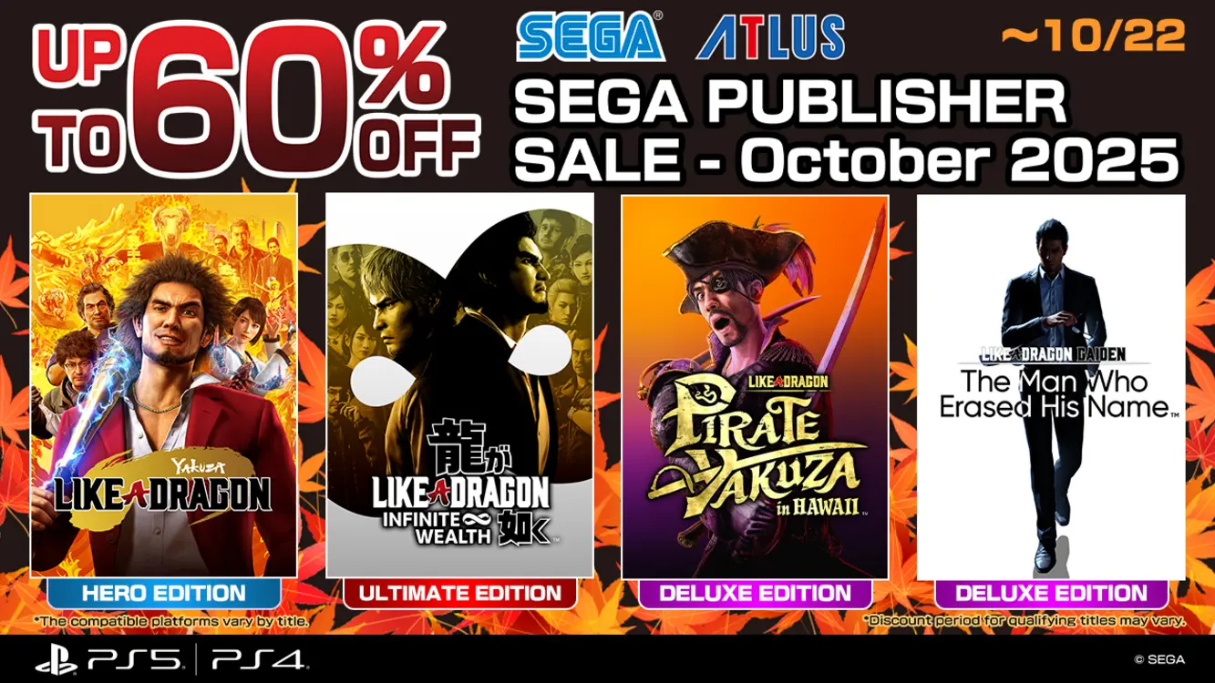 Enjoy Up to 60% Discount on Selected Titles During the SEGA Publisher Sale – October 2025! 33