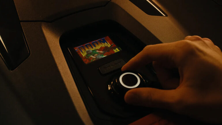 Robot lawnmower plays Doom 3