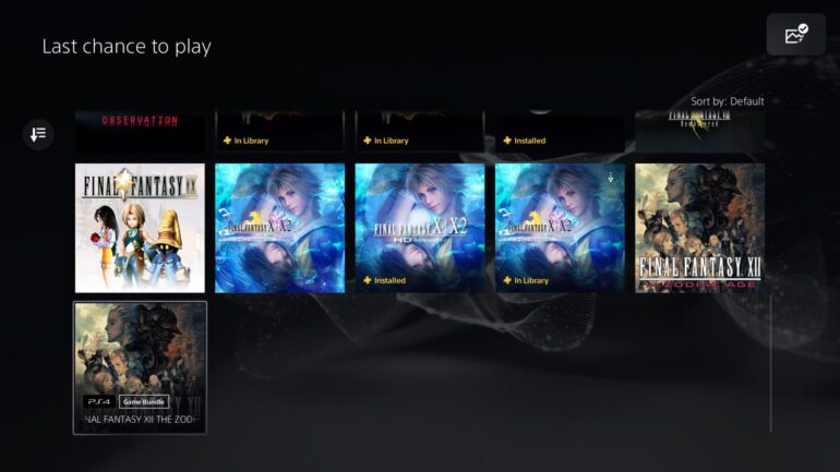 Final Fantasy Titles Among 25 Games Leaving PlayStation Plus Extra and Premium in May 2024 — Overwhelming Gaming Selection 2