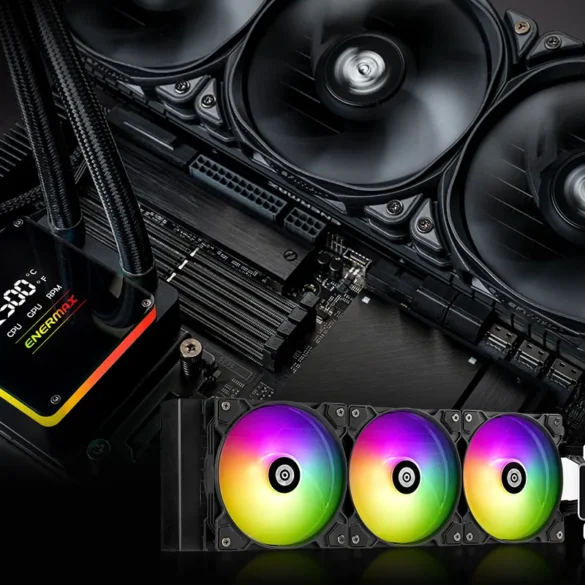 ENERMAX Unveils AQUAFLO LCD and LIQTECH XTR 33