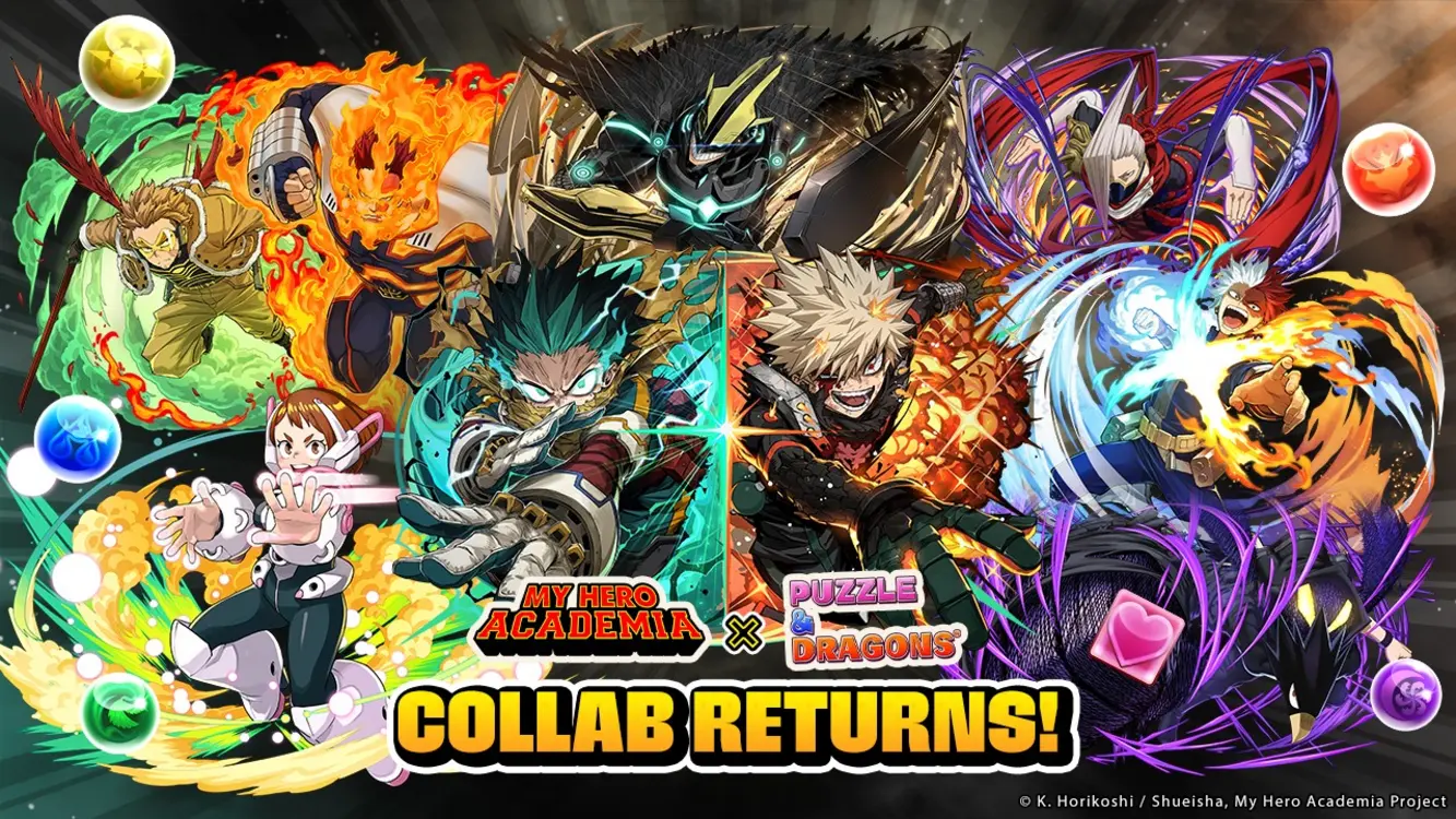 Puzzle & Dragons Enhances Gameplay with My Hero Academia Collaboration