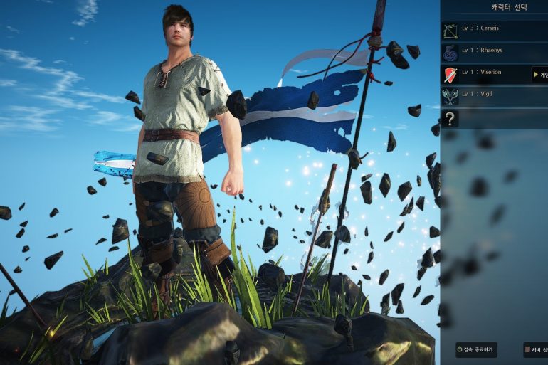 Black Desert Character Selection