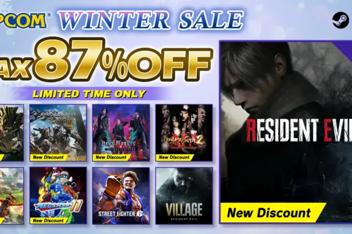 Capcom Launches December Sales Promotion Featuring Significant Discounts and Upcoming Releases Capcom Launches December Sales Promotion Featuring Significant Discounts and Upcoming Releases 38