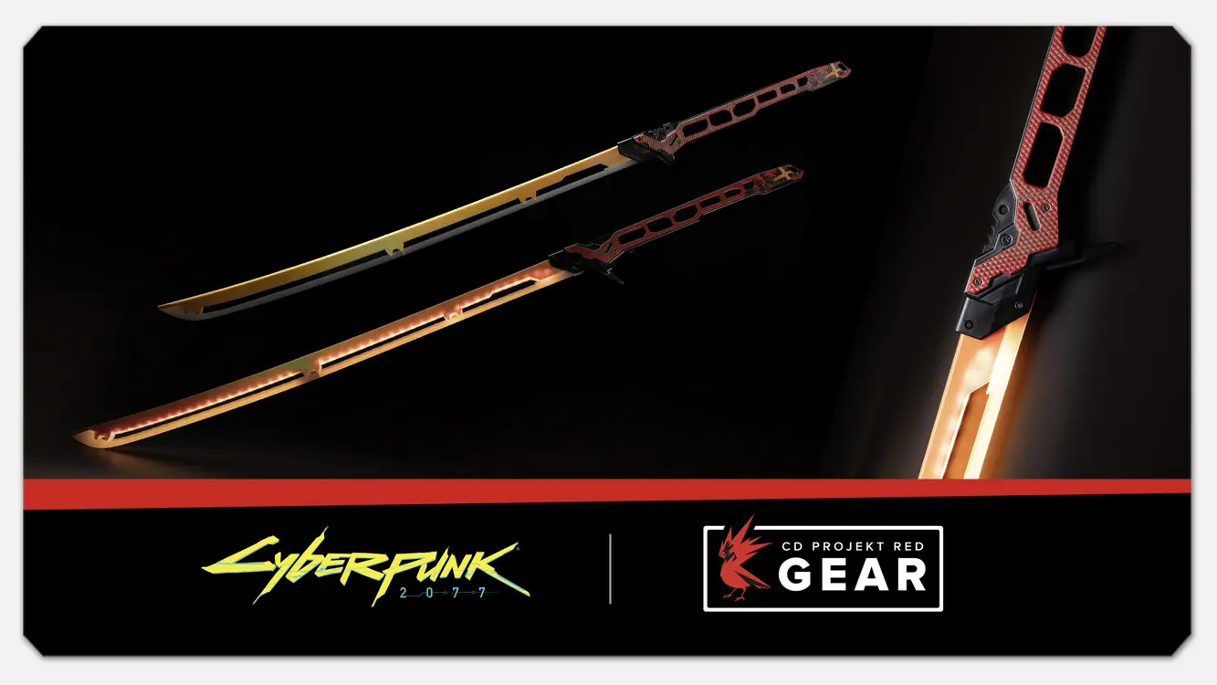Cyberpunk 2077 Fans Can Now Own a Real-Life Valentinos Thermal Katana Replica