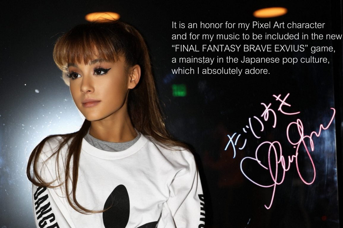 Ariana Grande Joins the Cast of FINAL FANTASY BRAVE EXVIUS 33