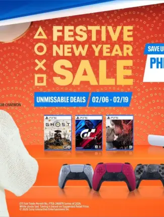 PlayStation Festive New Year Sale Features PS5, Games, and Accessories at Discounted Prices from February 6 to 19 PlayStation Festive New Year Sale Features PS5, Games, and Accessories at Discounted Prices from February 6 to 19 35