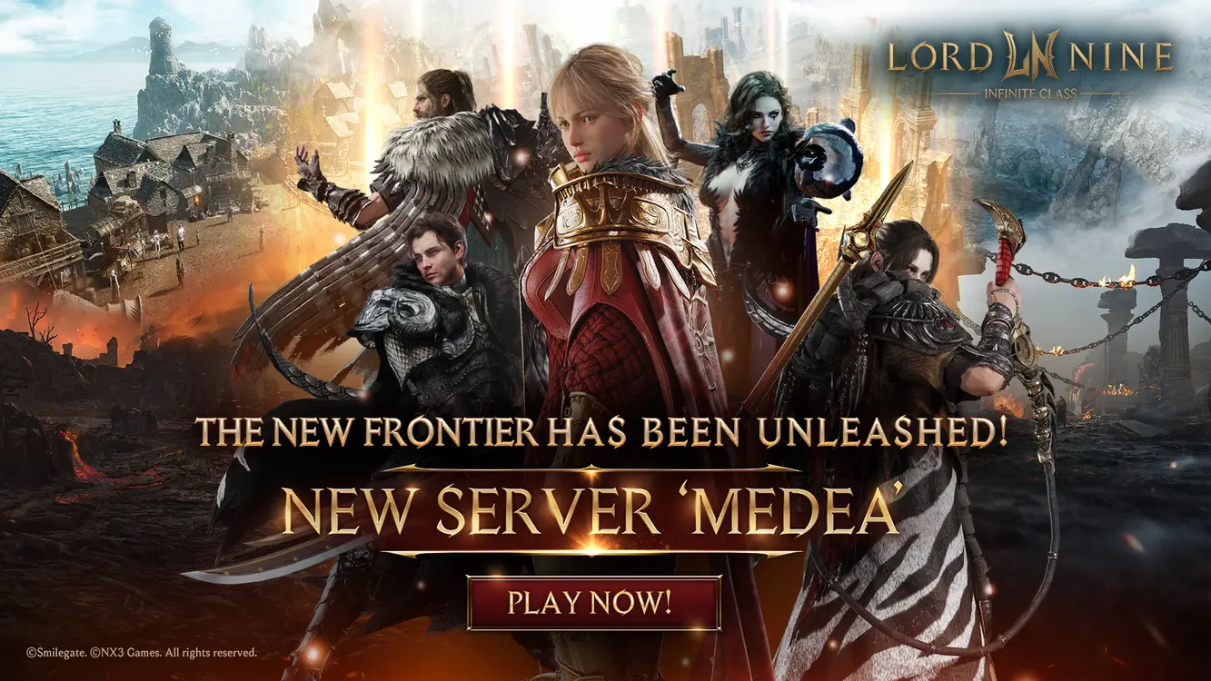 Infinite Class MMORPG LORDNINE Launches New Server Medea on December 18 Infinite Class MMORPG LORDNINE Launches New Server Medea on December 18 33
