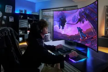Samsung's crazy Odyssey Ark gaming monitor is $900 off right now. 63