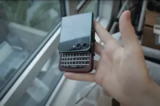 A Broken Z Flip 5 Transformed into a Slider Phone 11