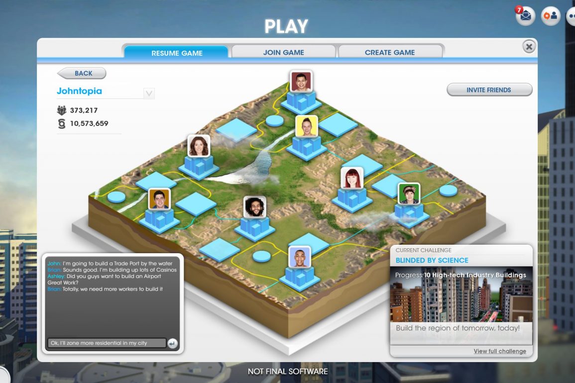 Maxis Reveals 16 City Region In SimCity SimCity Region View