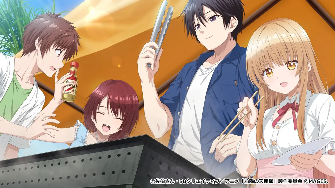 Announcement of The Angel Next Door Spoils Me Rotten Visual Novel for Switch and Switch 2