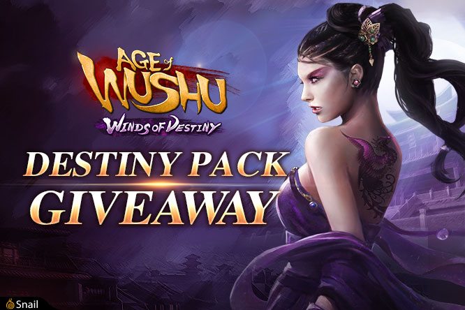 Age of Wushu Destiny Pack Giveaway 2