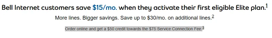Bell Offers Partial Credit on New Device Connection Fees 33