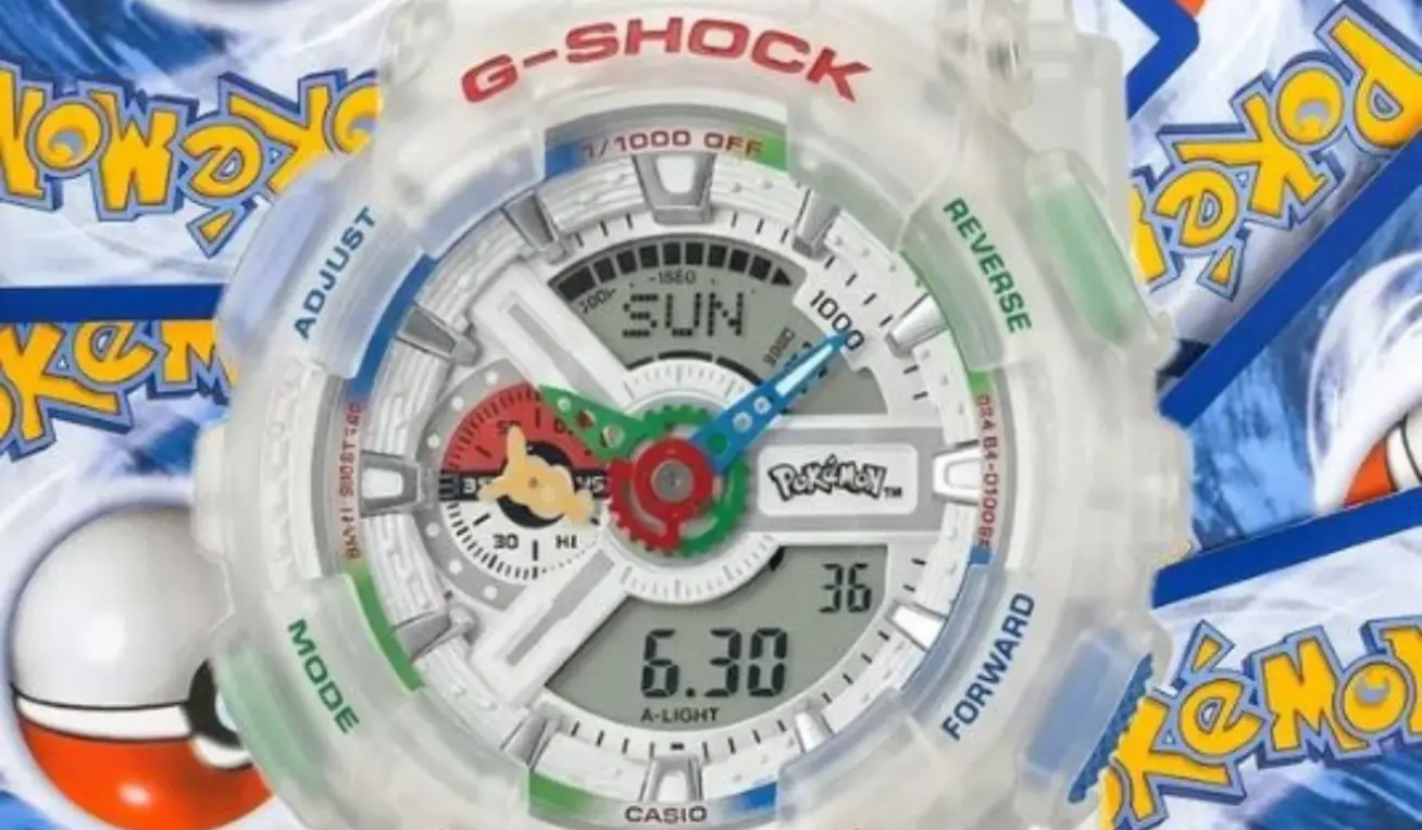 First Full-Sized Design of Pokémon G-Shock Collaboration Leaked