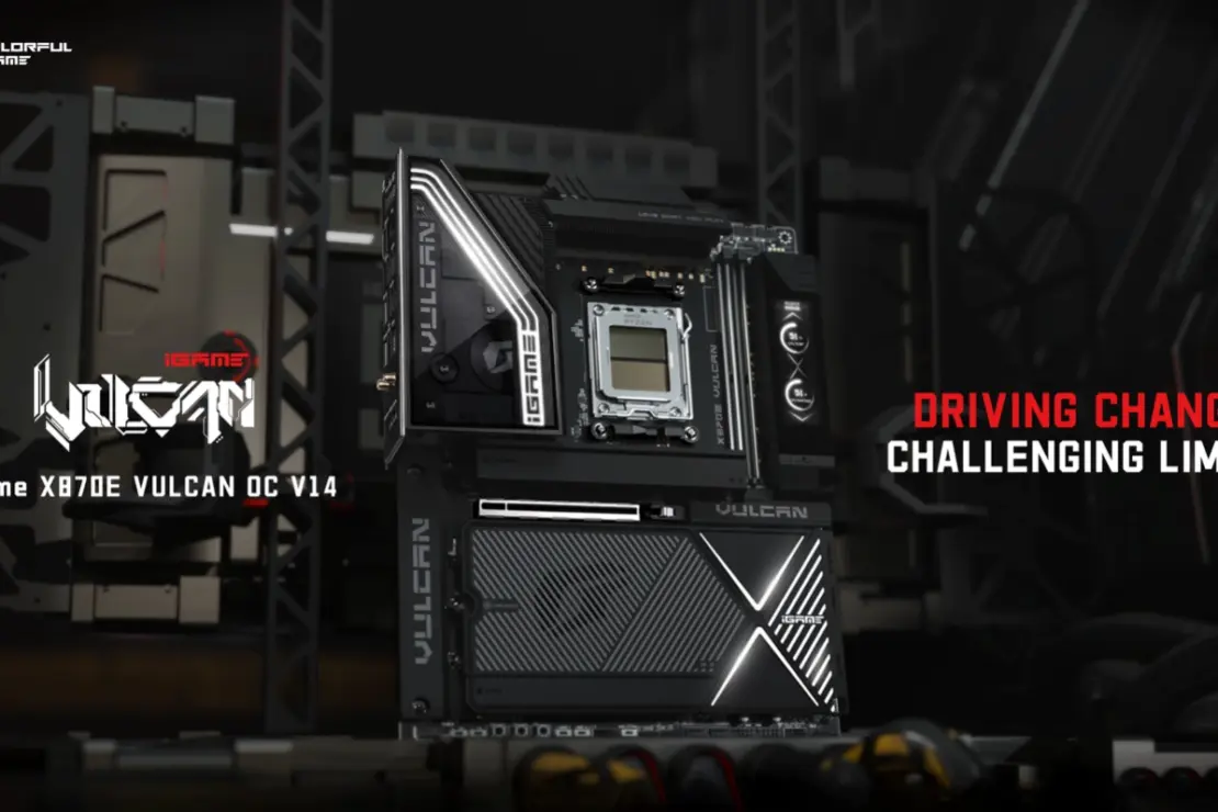 COLORFUL Launches iGame X870E VULCAN OC: World Record Overclocking on AMD X870E 28