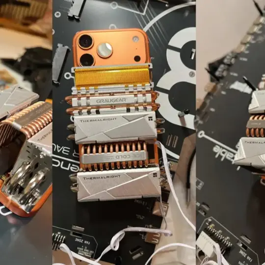Attaching Five Heatsinks to Your Phone Will Enhance Performance Attaching Five Heatsinks to Your Phone Will Enhance Performance 33