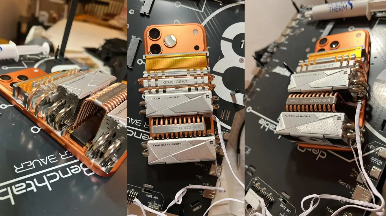 Attaching Five Heatsinks to Your Phone Will Enhance Performance 33