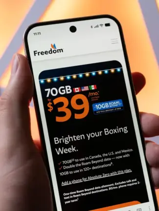 Freedom Mobile launches new Boxing Week deals including $39 for 70GB of data Freedom Mobile launches new Boxing Week deals including $39 for 70GB of data 42
