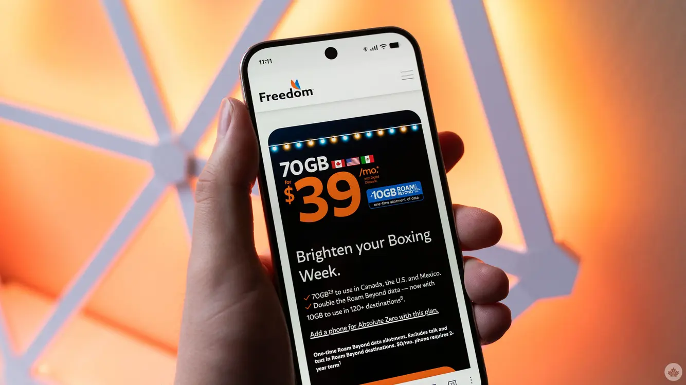 Freedom Mobile launches new Boxing Week deals including $39 for 70GB of data Freedom Mobile launches new Boxing Week deals including $39 for 70GB of data 33
