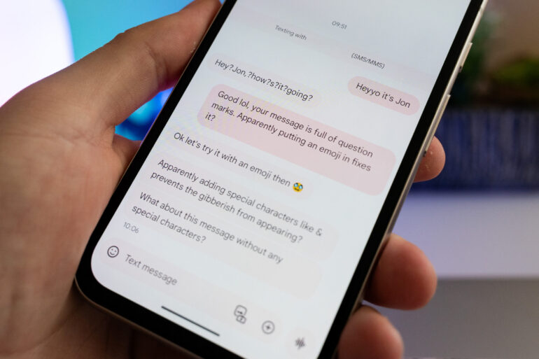 Receiving texts with question marks? You're not alone. 36