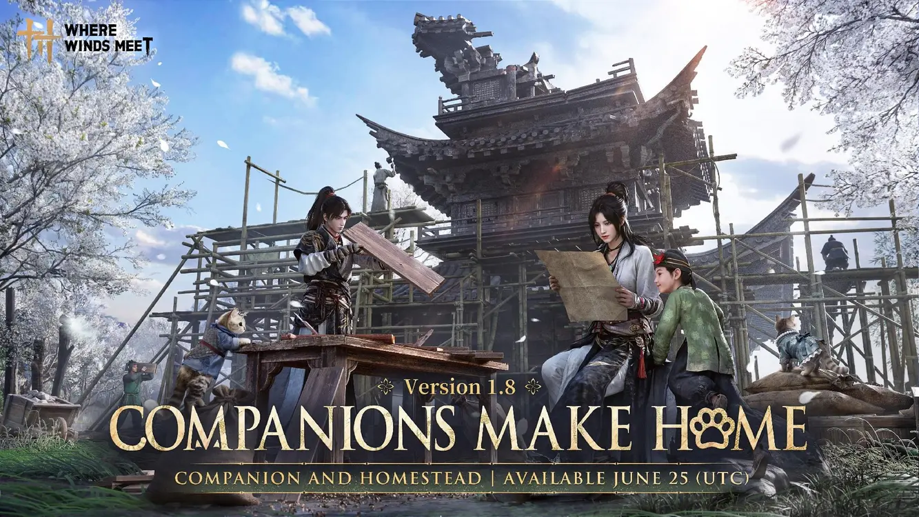 Where Winds Meet Unveils Homestead and Dynamic Pets in Upcoming Update Launching June 25