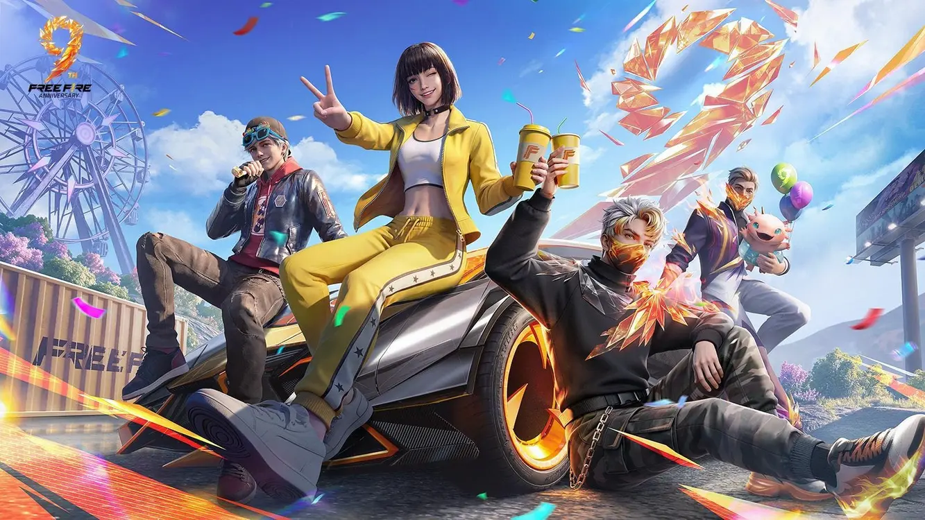 Garena Free Fire Celebrates 9th Anniversary with Major Social and In-Game Festivities