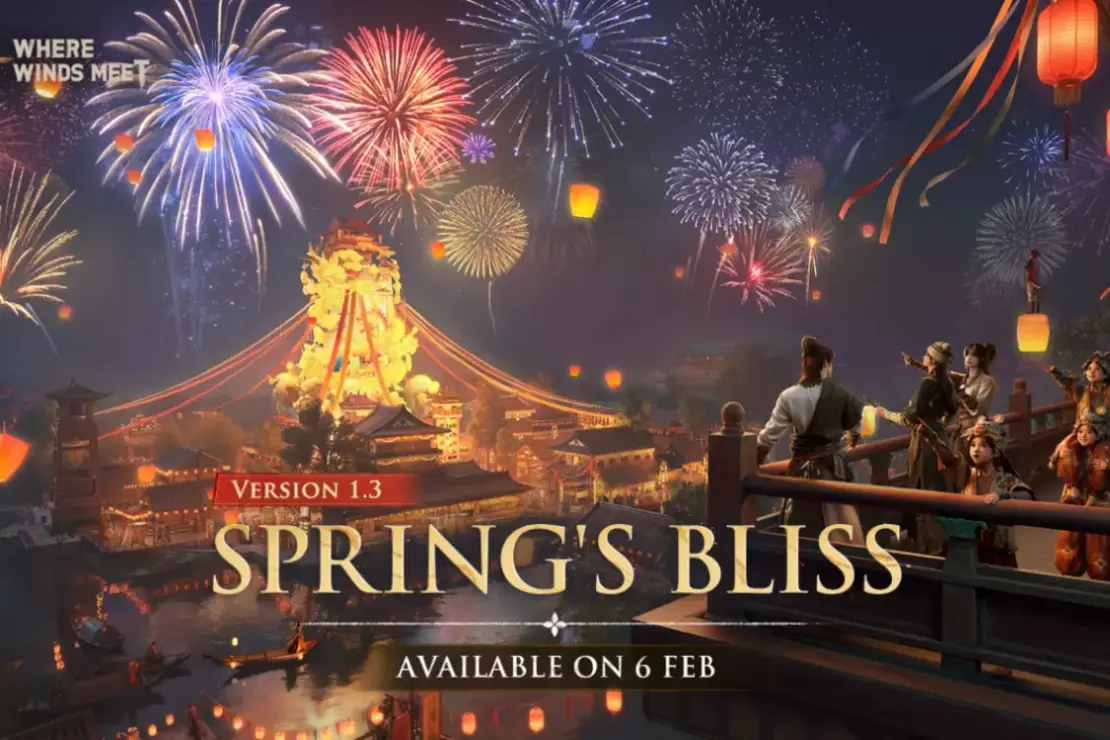 Where Winds Meet 1.3 Version Spring's Bliss Launching on February 6th 33