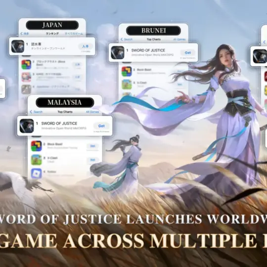 Sword of Justice Ranks First in Free Game Charts in Southeast Asia After Global Launch 37