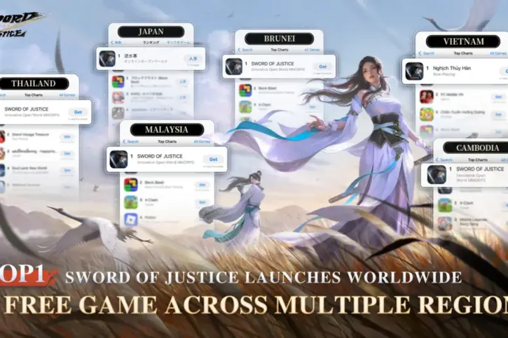 Sword of Justice Ranks First in Free Game Charts in Southeast Asia After Global Launch 38