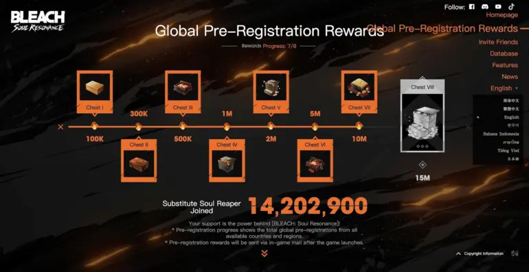 BLEACH: Soul Resonance Final Pre-Registration: Claim SSR Stamp BLEACH: Soul Resonance Final Pre-Registration: Claim SSR Stamp 37