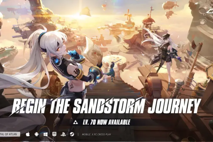 Crystal of Atlan Lv.70 Introduces New Main Quest Sandstorm Journey 38