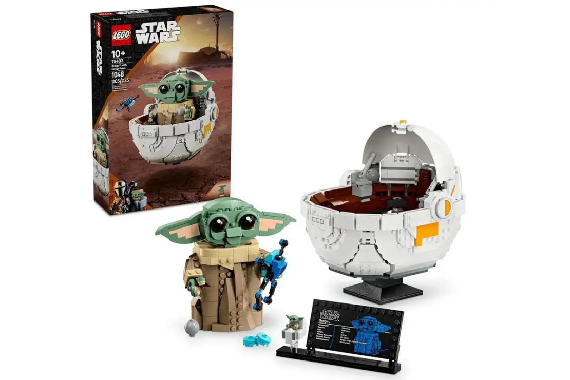 LEGO Grogu Set with Hover Pram Available at Unprecedented Low Prices as Amazon Clears Stock 31