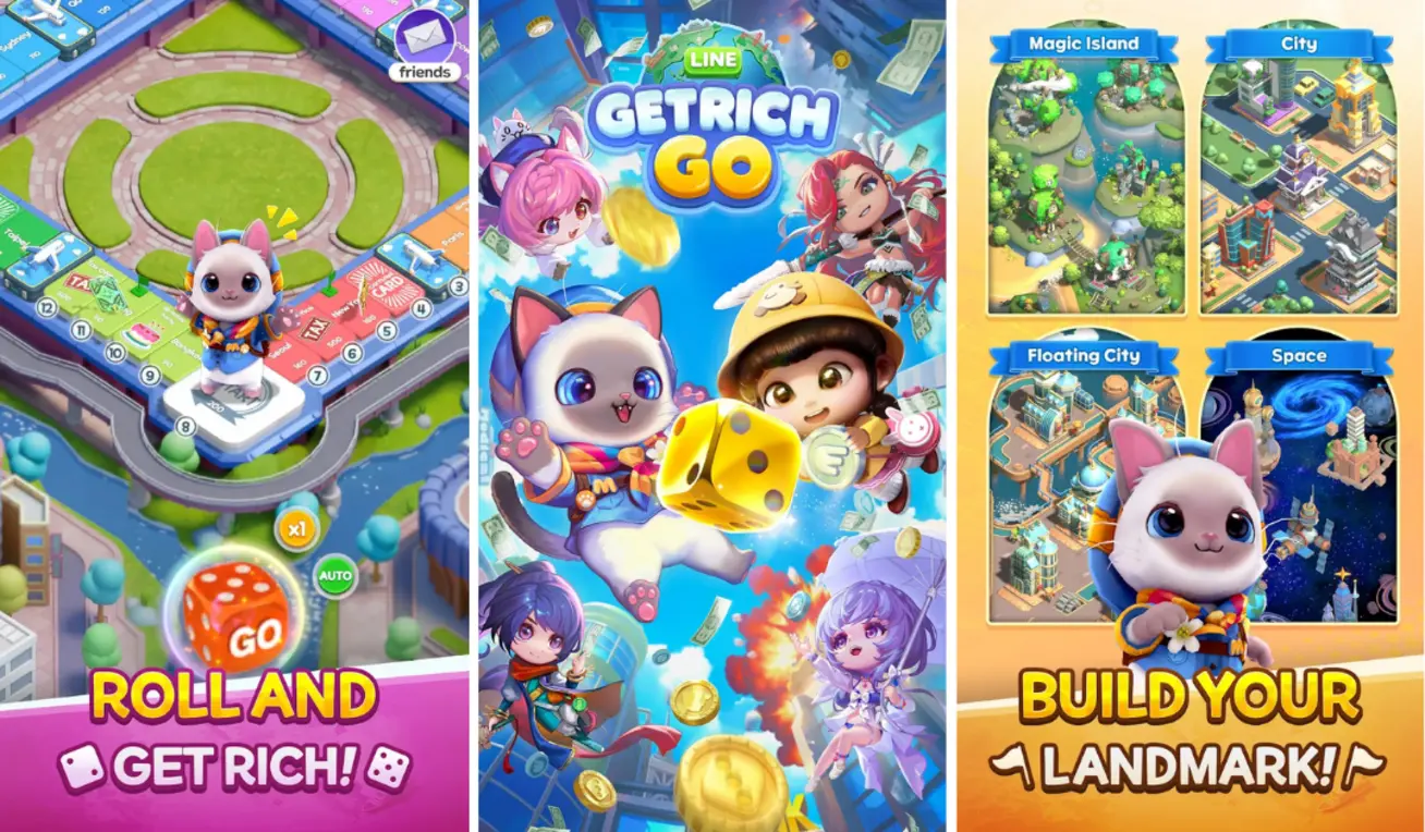 LINE GetRich GO Launches Worldwide on Mobile LINE GetRich GO Launches Worldwide on Mobile 33