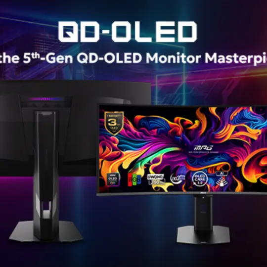 MSI Unveils 5th-Gen QD-OLED Gaming Monitors at CES 2026: MPG 341CQR and MEG X 37