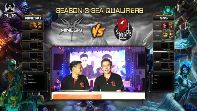 Singapore Sentinels VS Mineski