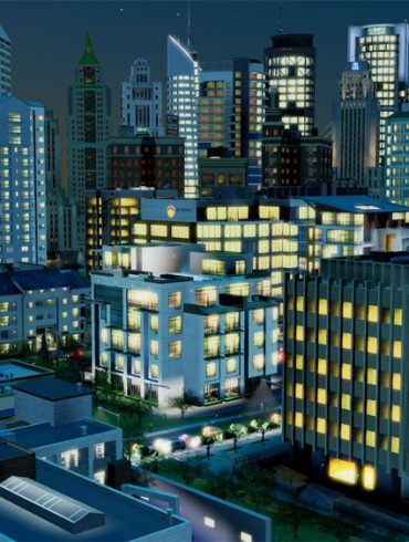SimCity Beta Registration SimCity Night Skyline