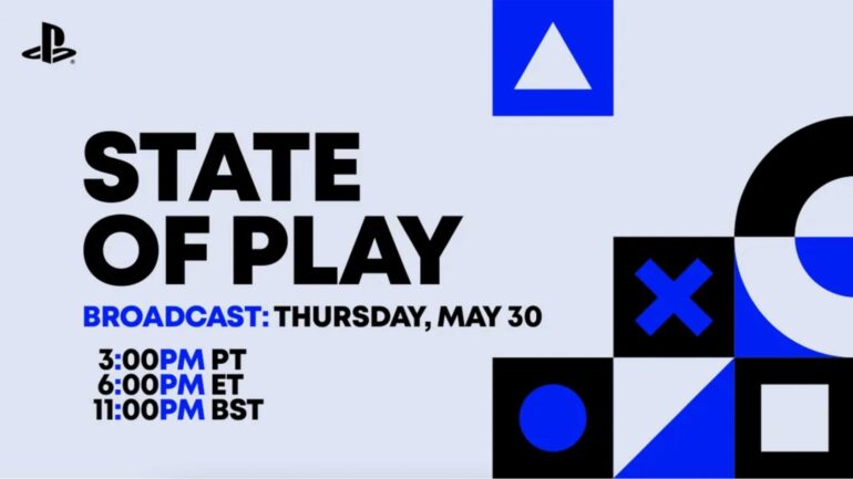 PlayStation's next State of Play set for May 30. 3