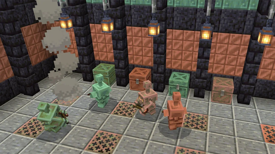 Discover the Exciting New Copper Golem Statues in Minecraft Beta Update 31