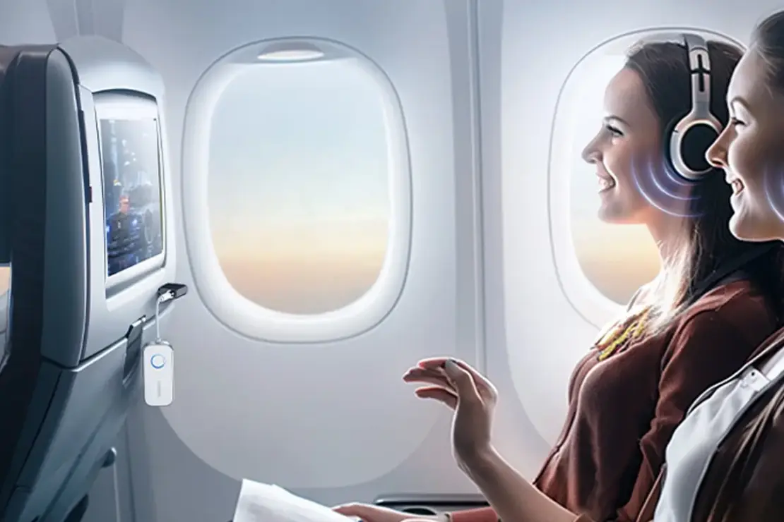 Affordable Gadget Lets You Connect Your Bluetooth Headphones to Plane Screens 33