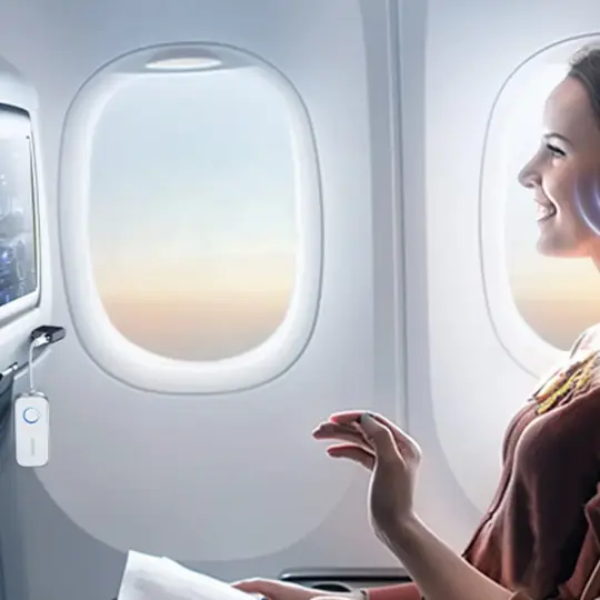 Affordable Gadget Lets You Connect Your Bluetooth Headphones to Plane Screens 35