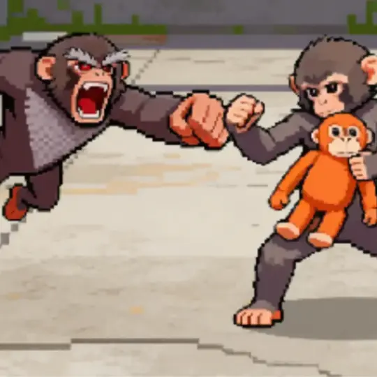 Zoo Fighter: The Viral Monkey Punch-kun Stars in Exciting New Awareness Game 37