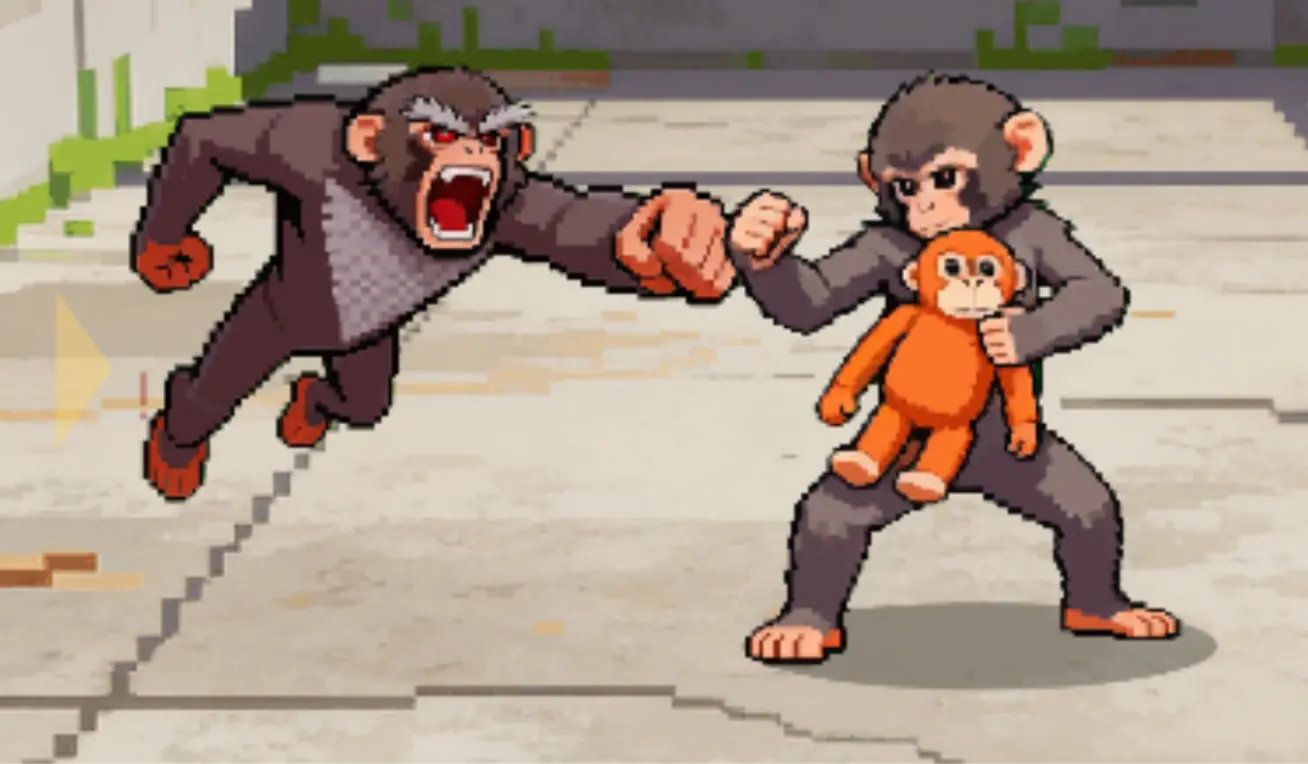 Zoo Fighter: The Viral Monkey Punch-kun Stars in Exciting New Awareness Game